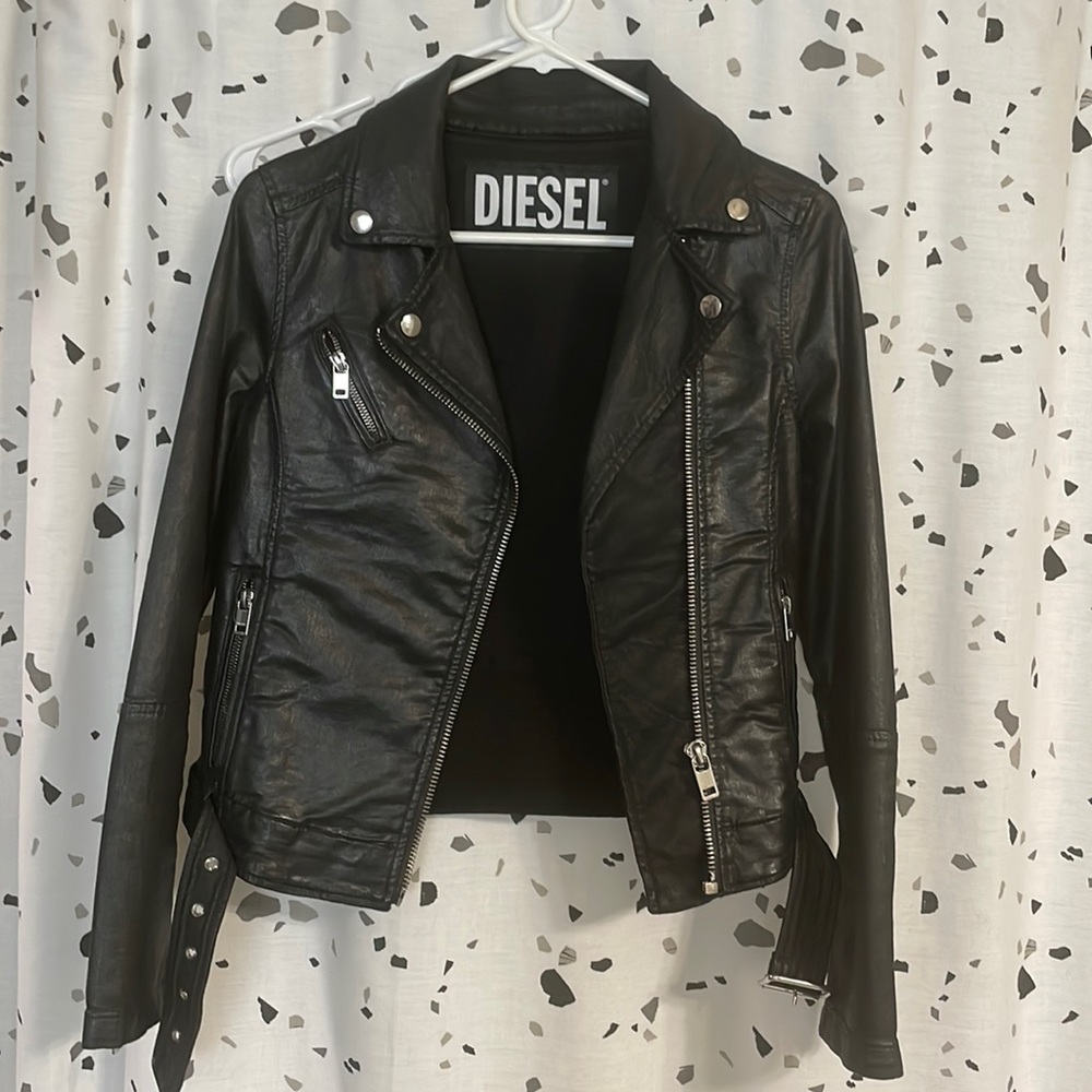 Diesel waxed denim jacket